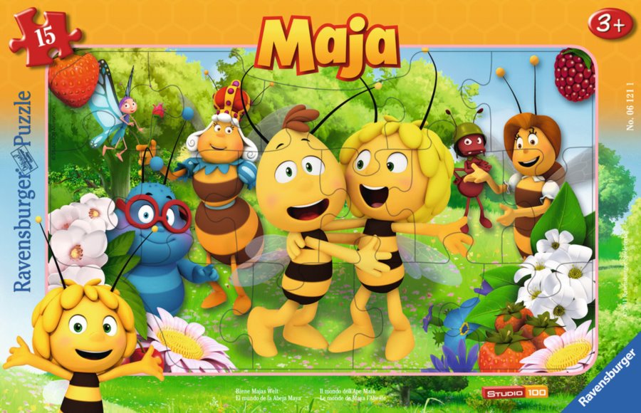 Ravensburger Puzzle Včelka Mája 15 dílků