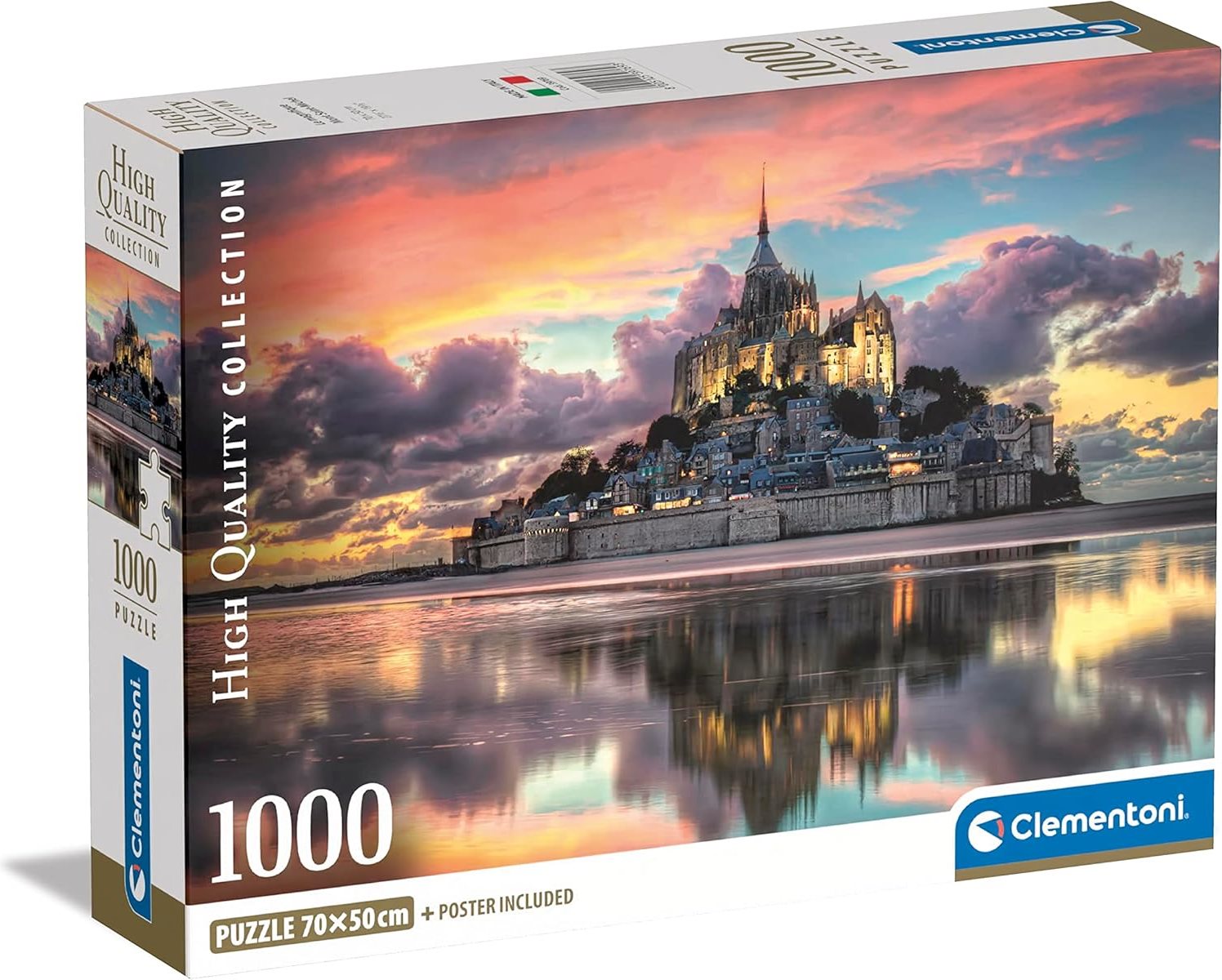 Clementoni Puzzle 1000 dílků Mont Saint-Michel