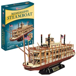 3D puzzle Parník Mississsippi 142 dílků