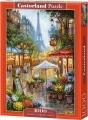 Castorland Puzzle Jarní květiny v Paříži 1000 dílků