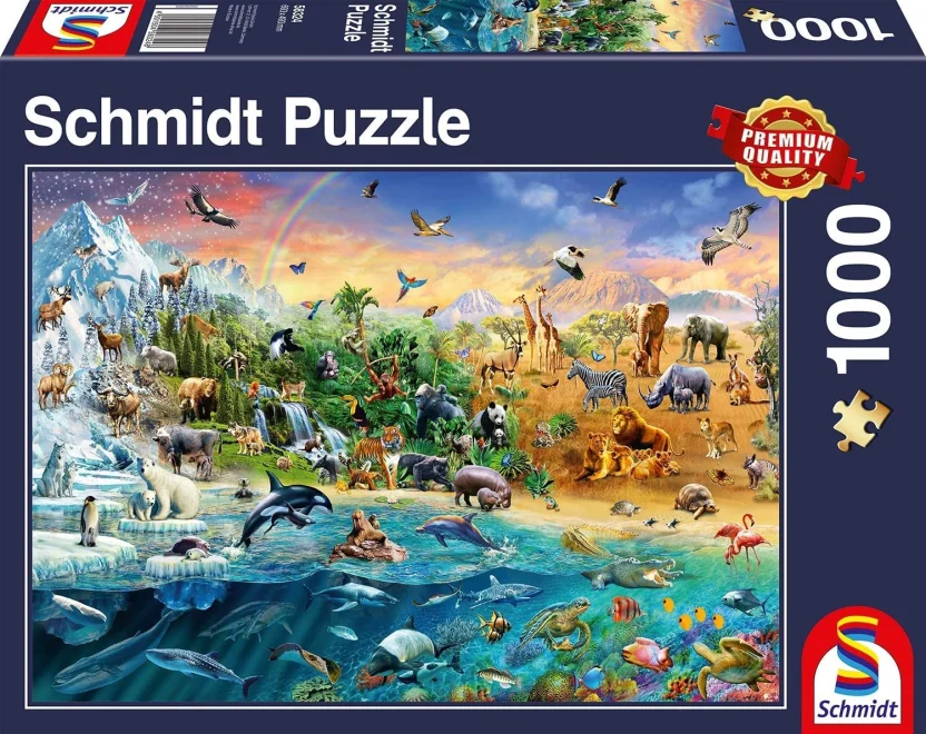 SCHMIDT Puzzle Království zvířat 1000 dílků