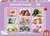 SCHMIDT Puzzle Moji zvířecí přátelé 100 dílků