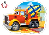 CASTORLAND Puzzle Na staveništi 4v1 (8,12,15,20 dílků)