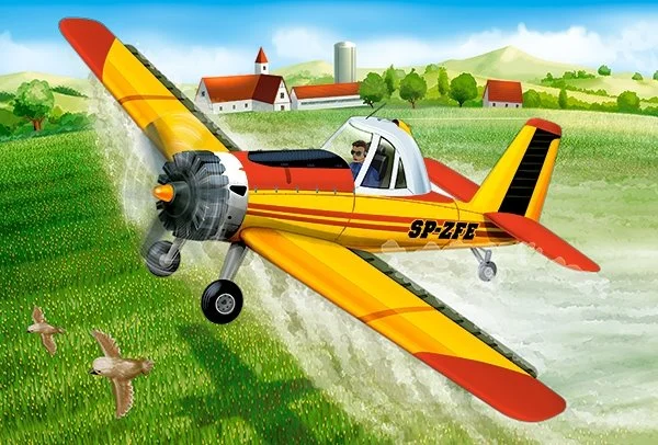 CASTORLAND Puzzle Zemědělské stroje 4v1 (8,12,15,20 dílků)