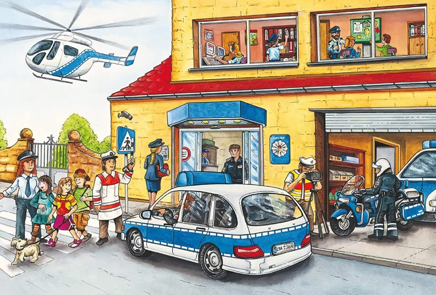 SCHMIDT Puzzle Policie, hasiči, záchranáři 3x24 dílků