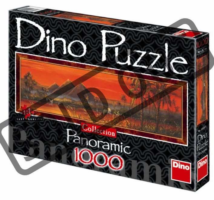 DINO Panoramatické puzzle Pyramidy 1000 dílků