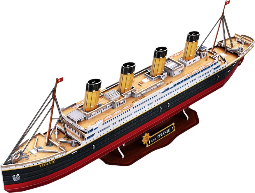 3D puzzle Cubicfun Titanic, Royal Mail Ship 125 dílků