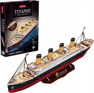 3D puzzle Cubicfun Titanic, Royal Mail Ship 125 dílků