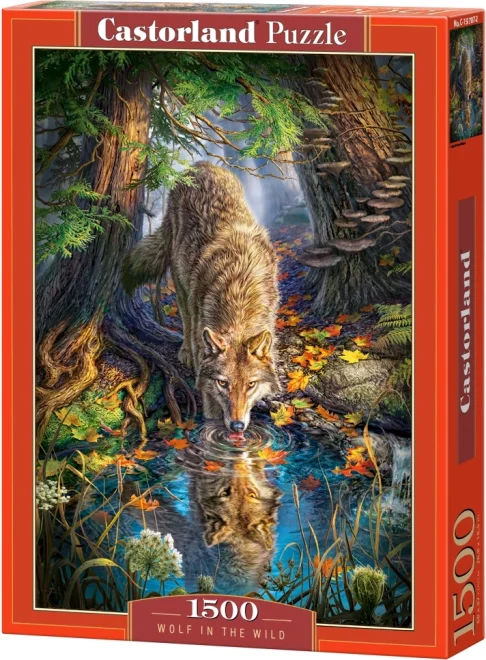 CASTORLAND Puzzle Pijící vlk 1500 dílků