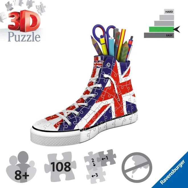 RAVENSBURGER 3D puzzle Kecka (anglická) 112 dílků