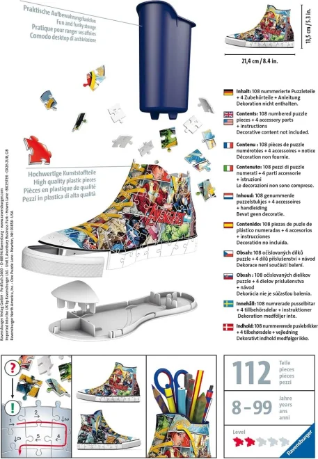 RAVENSBURGER 3D puzzle Kecka Avengers 112 dílků