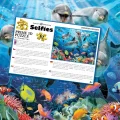 Puzzle s 3D efektem Prime 3D 63 dílků Selfie: Delfíní radost