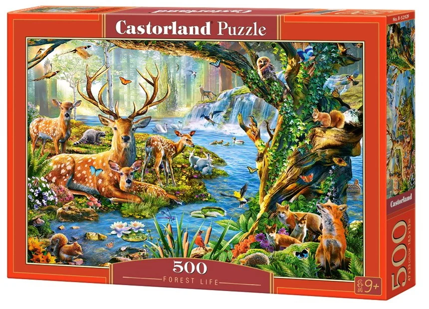 CASTORLAND Puzzle Život v lese 500 dílků