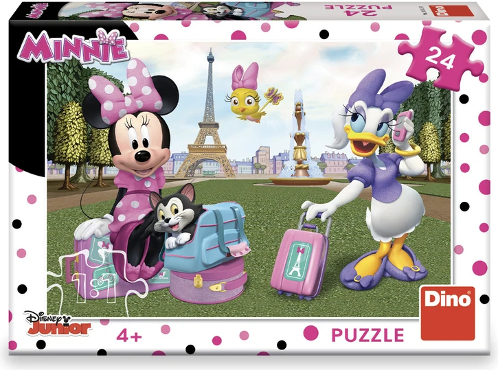 DINO Puzzle Minnie v Paříži 24 dílků
