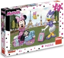 Puzzle Minnie v Paříži 24 dílků