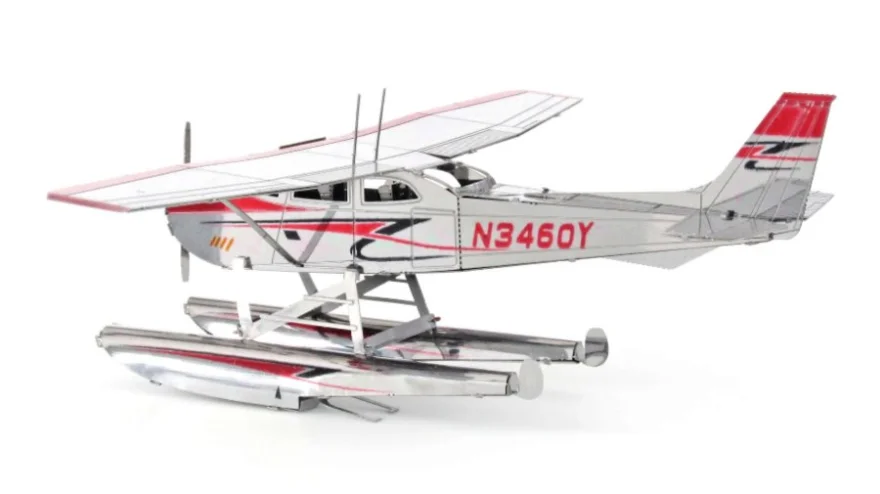 METAL EARTH 3D puzzle Cessna 182 Hydroplán