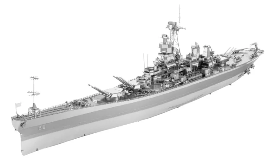 METAL EARTH 3D puzzle USS Missouri BB-63 (ICONX)