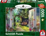 SCHMIDT Puzzle Pohled do kouzelné zahrady 1000 dílků