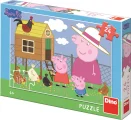 Dino Puzzle Prasátko Peppa: Slepičky 24 dílků