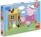 Dino Puzzle Prasátko Peppa: Slepičky 24 dílků