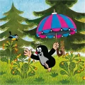 DINO Puzzle Krtek a paraplíčko 3x55 dílků