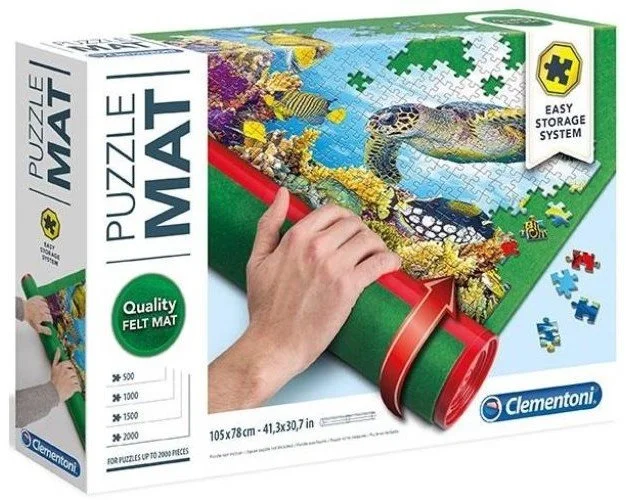 CLEMENTONI Rolovací podložka na puzzle 500-2000 dílků (105x78cm)