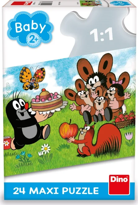 DINO Puzzle Krteček: Narozeniny MAXI 24 dílků