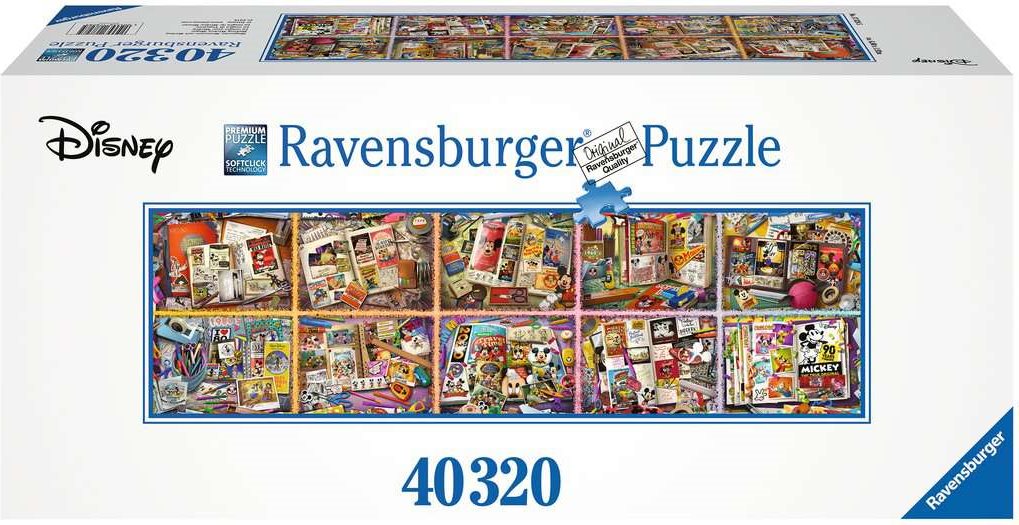 Ravensburger Mickey Mouse během let 40320 dílků