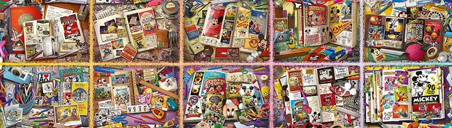 Ravensburger Puzzle Mickey Mouse během let 40320 dílků