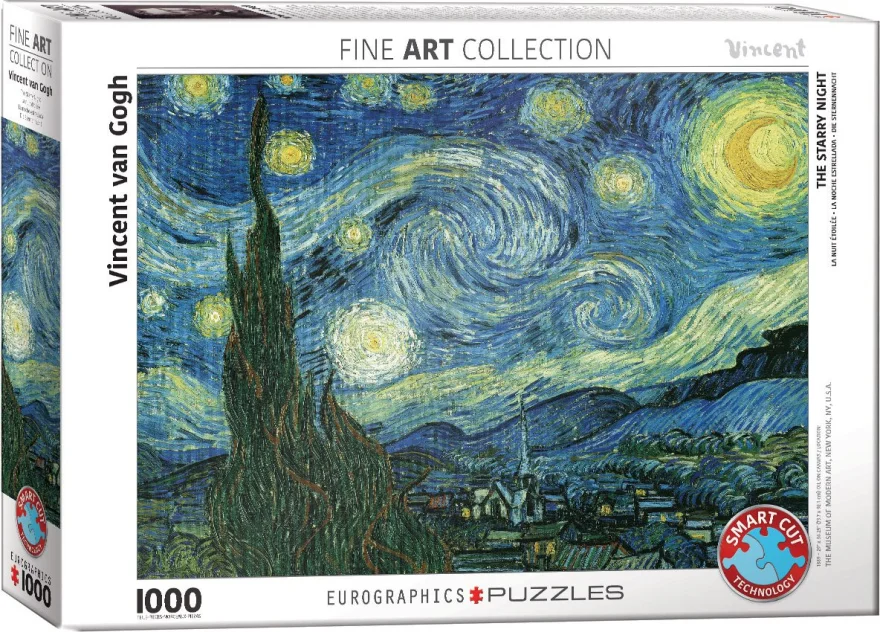 EUROGRAPHICS Puzzle Hvězdná noc 1000 dílků