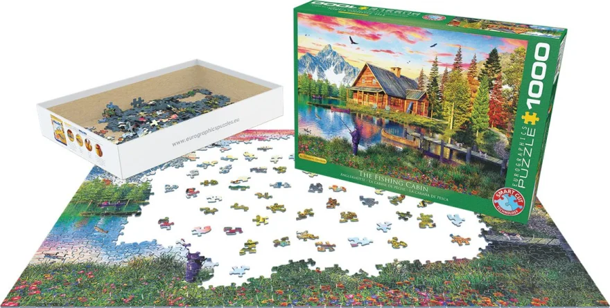 EUROGRAPHICS Puzzle Rybářská chata 1000 dílků