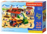 CASTORLAND Puzzle Stavba domu MAXI 20 dílků