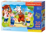 CASTORLAND Puzzle Tři malá prasátka MAXI 20 dílků
