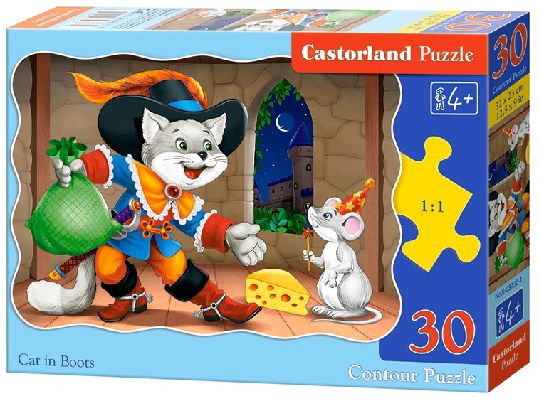 Castorland Kocour v botách 30 dílků