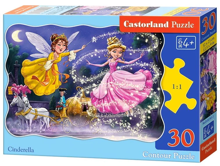 CASTORLAND Puzzle Popelčina příprava na bál 30 dílků