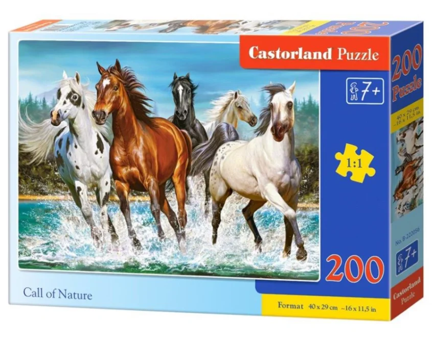 CASTORLAND Puzzle Volání přirody 200 dílků