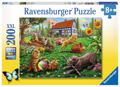 Puzzle Hrátky na zahradě XXL 200 dílků