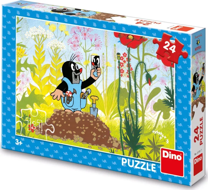 DINO Puzzle Krtek v kalhotkách 24 dílků