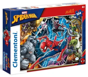 Puzzle Spiderman: Připraveni k boji MAXI 104 dílků