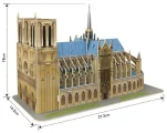 CUBICFUN 3D puzzle Katedrála Notre-Dame 53 dílků