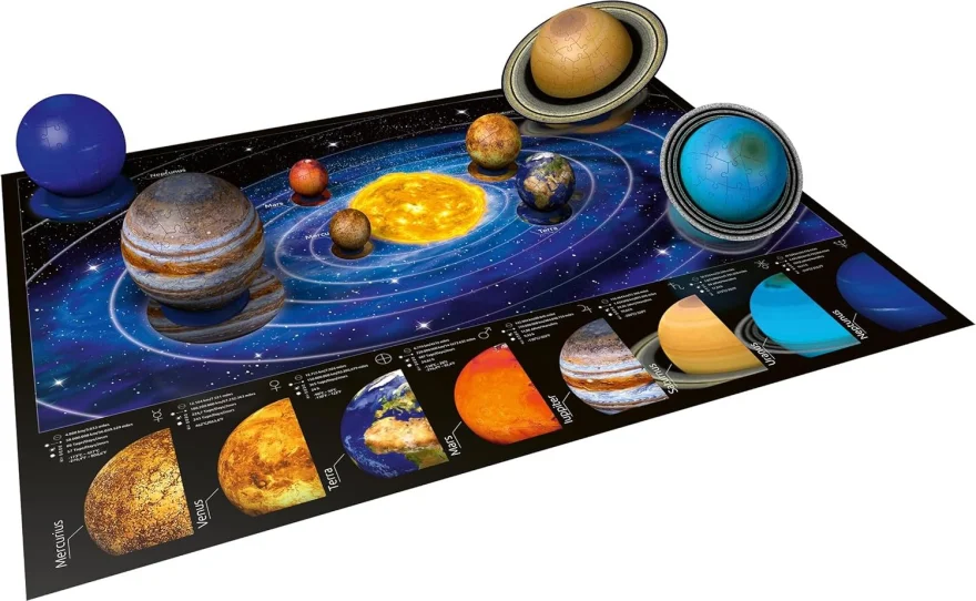 RAVENSBURGER 3D puzzle Sluneční soustava 540 dílků