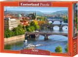 CASTORLAND Puzzle Pražské mosty 500 dílků