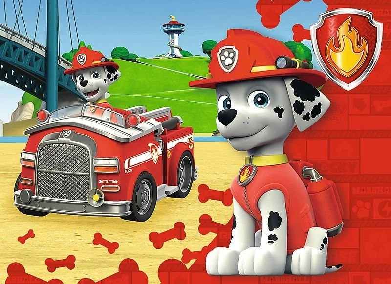 TREFL Puzzle Tlapková patrola: Hasič Marshall 20 dílků