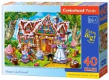 CASTORLAND Puzzle Jeníček a Mařenka MAXI 40 dílků