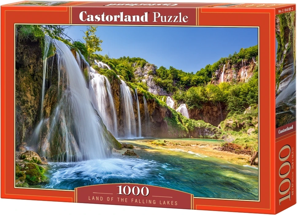 CASTORLAND Puzzle Země vodopádů 1000 dílků