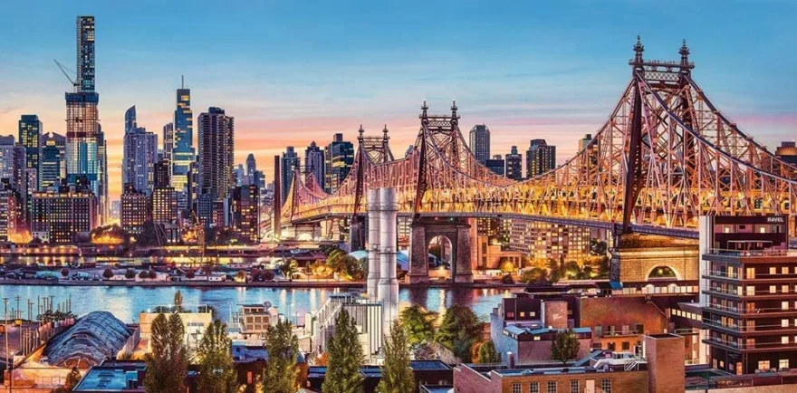 CASTORLAND Puzzle Dobrý večer, New Yorku! 4000 dílků