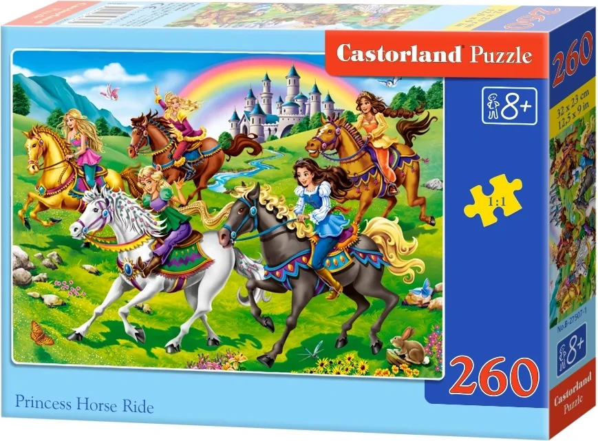 CASTORLAND Puzzle Princezny na vyjížďce 260 dílků