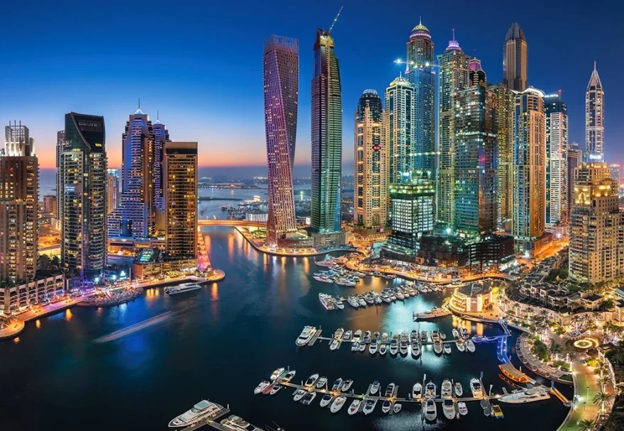 CASTORLAND Puzzle Mrakodrapy v Dubaji 1500 dílků