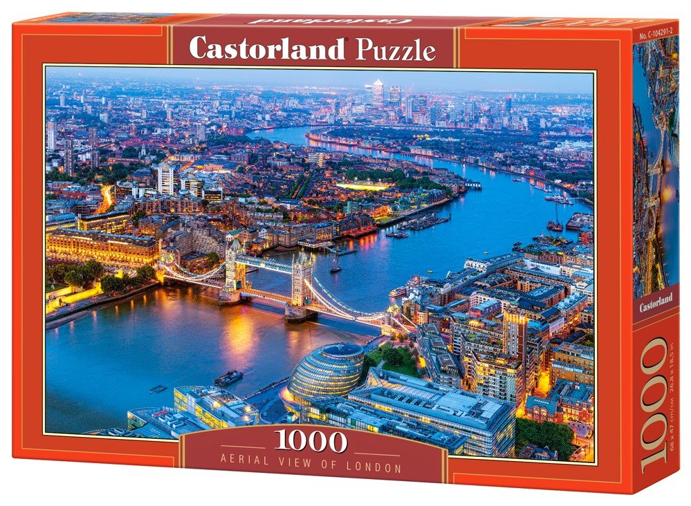 CASTORLAND Puzzle Letecký pohled na Londýn 1000 dílků