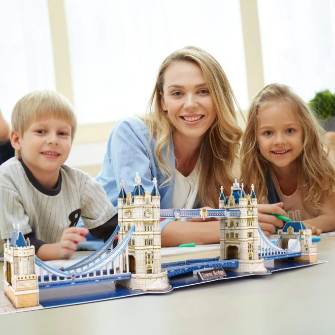 CUBICFUN 3D puzzle National Geographic: Tower Bridge 120 dílků